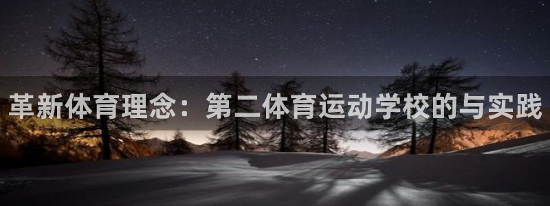 678体育app：革新体育理念：第二体育运动学校的与实践
